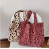 119 Huffmanx Floral Corduroy Shoulder Bag Corduroy Purse Corduroy Tote Bag Women Vintage Shopping Bags Handbags Tote Bag Set Best Gift