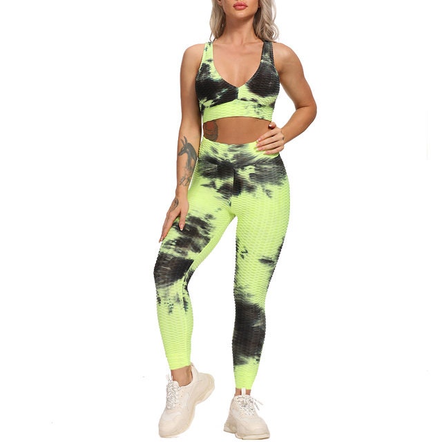 2pcs Yoga Sets Quick Dry Sport Wearing For Women Fitness Workout Suit Gym Clothing Push Up Legging Sports Tracksuit