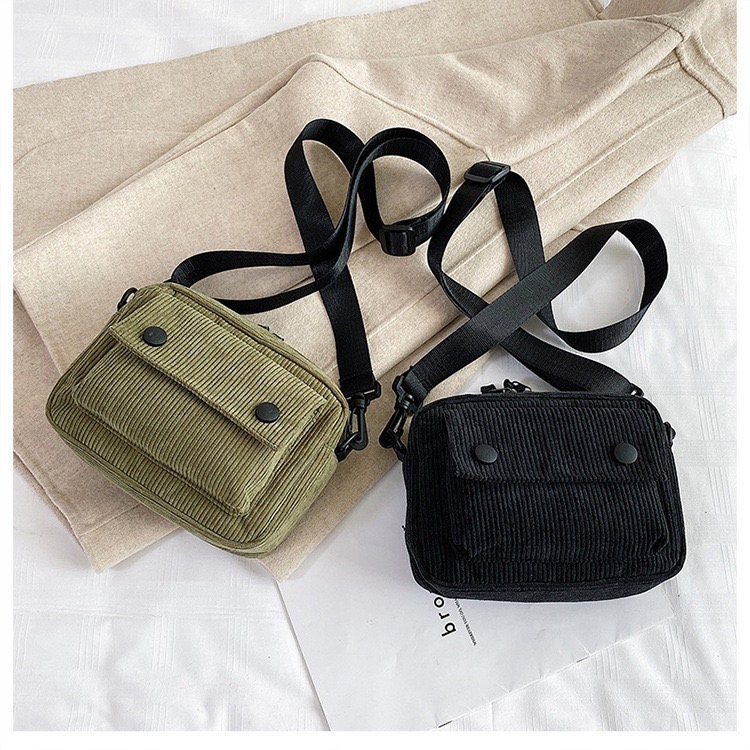 42 Huffmanx Corduroy Shoulder Bag Corduroy Purse Corduroy Tote Bag Women Vintage Shopping Bags Hip Pop Bag Tote Bag Set Best Gift For Her