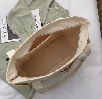 80 Huffmanx Canvas Cotton Shoulder Tote Bag Corduroy Tote Bag Women Vintage Shopping Bags Handbags Set Tote Bag Set Best Gift For Her