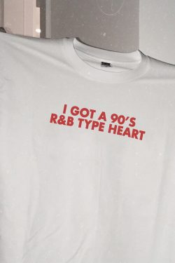 90's R&b Type Heart T Shirt