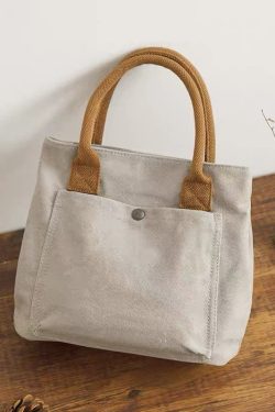 93 Huffmanx Canvas Cotton Shoulder Tote Bag Corduroy Tote Bag Women Vintage Shopping Bags Handbags Set Tote Bag Set Best Gift For Her