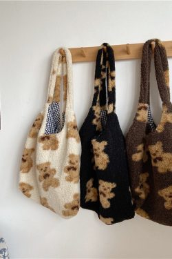 99 Huffmanx Fluffy Fleece Canvas Tote Bag Teddy Bear Tote Canvas Shoulder Bag Corduroy Shoulder Bag Corduroy Tote Canvas Tote Best Gift