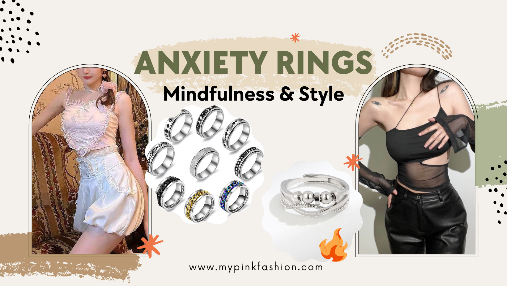 Anxiety Ringsanxiety Rings: A Trendy And Practical Accessory