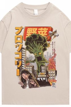 Men Hip Hop T Shirt Japanese Harajuku Cartoon Monster T Shirt Streetwear Summer Tops Tees Cotton Tshirt Oversized Hiphop