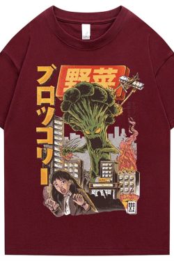 Men Hip Hop T Shirt Japanese Harajuku Cartoon Monster T Shirt Streetwear Summer Tops Tees Cotton Tshirt Oversized Hiphop