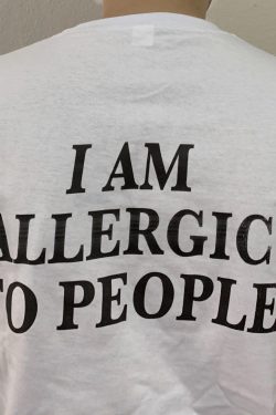 Allergic To People T Shirt
