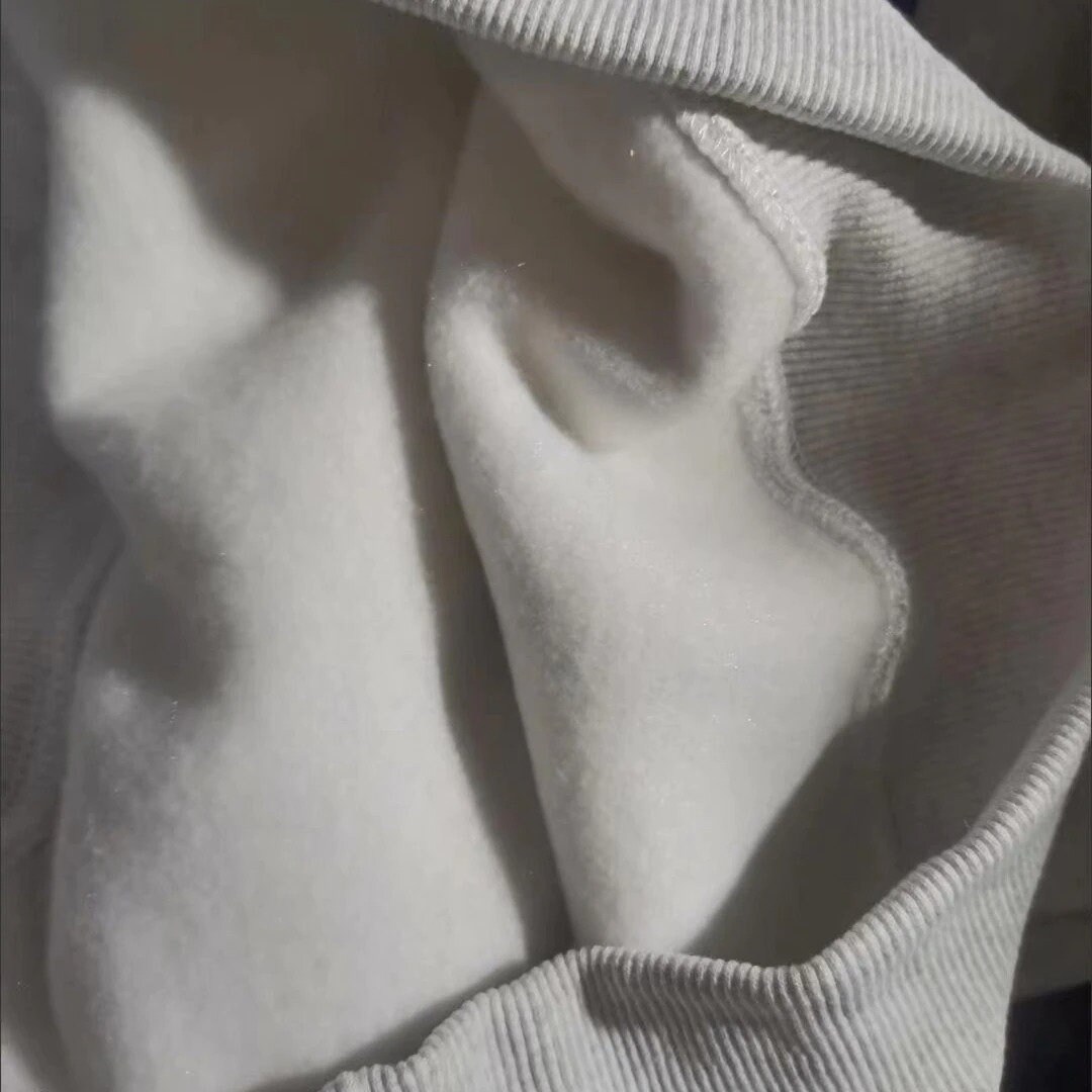 American Grey Baggy Pullover Fashion Letter Embroidery Fleece Sweatshirt Lazy Wind Raglan Sleeves Drawstring Hoodie Winter Top