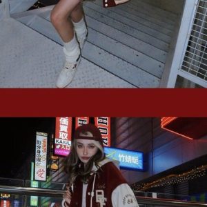 American Retro Letter Embroidery Jackets Coat Baseball Jacket Women's Winter Hooded Hip Hop Loose All Match Fashion Top Clothes