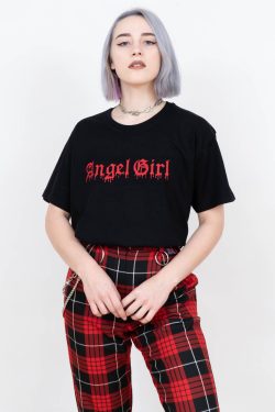 Angel Girl T Shirt Aesthetic Shirt Aesthetic Clothing Tumblr Clothing Tumblr Shirt Grunge Clothing Grunge Shirt Goth Emo Baby Girl