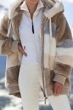 Autumn Winter Thick Warm Teddy Coat Woman Lapel Long Sleeve Fluffy Hairy Faux Fur Jackets Female Bags Plus Size Coat