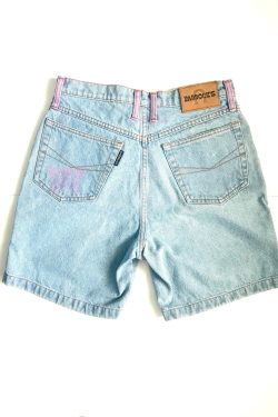 Butterfly Spray Painted Jean Shorts