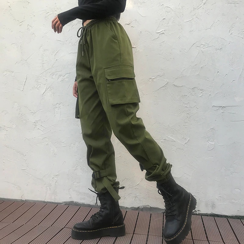 Cargo Pants For Women Green Army Trousers