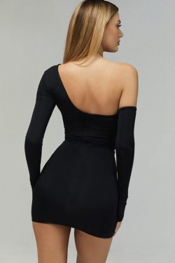 Chic Fashion Cut Out Black Dress Mini Bandage Dress Black Club Dress Bodycon Dress