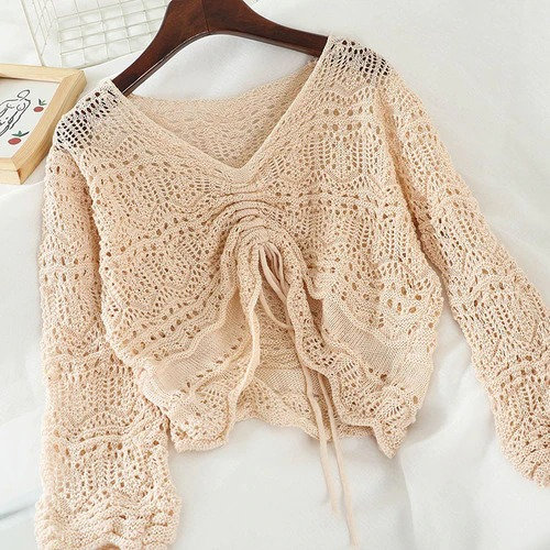 Cottage Core Aesthetic Boho Comfy Tie Knit Sweater Fairy Core Goblin Core Clothing Summer Dress Midi Dress