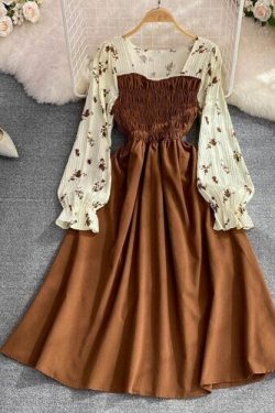 Cottagecore Clothing Victorian Vintage Prairie Dress Milkmaid Dark Academia Fall Autumn Hobbitcore Dresses