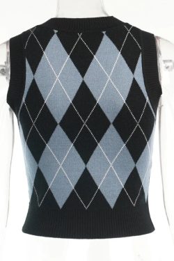 Crochet Crop Top Y2k Gothic Lolita & Alt Clothing Fairycore Sweater Vest