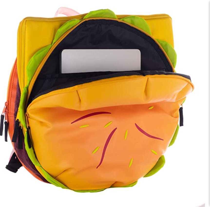 Cute Retro Hamburger Kawaii Shoulder Bag High Capacity Pu Leather Student Backpack Women Bag School Backpack College Students