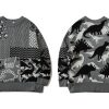 Dinosaur Sweater Dinosaur Knitted Sweater Harajuku Sweatshirt Hip Hop Streetwear Sweater Unisex Sweater