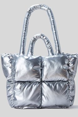 Exuberantly Me � Women's Large Padded Designer Tote Bag Quilted Crossbody Bag Luxury Bag