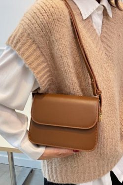 Fashion Leather Square Crossbody Bag Shopping Handbag Women Shoulder Tote Everyday Gift Girlfriend Make Up Bag
