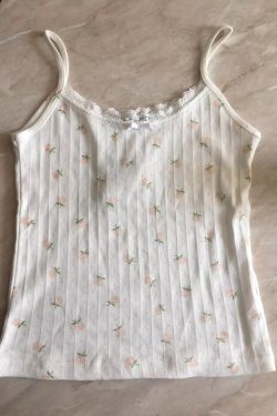 Floral One Size Cotton Cami 