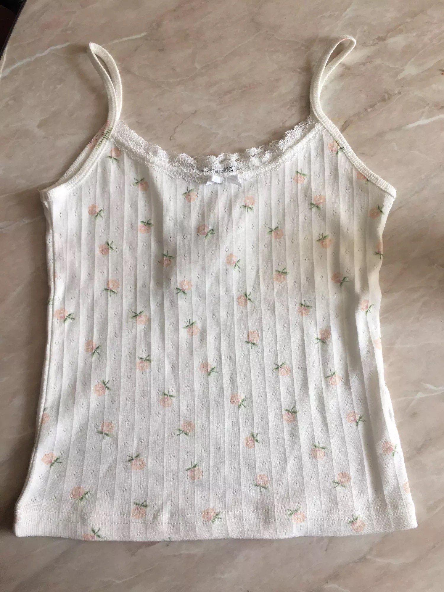 Floral One Size Cotton Cami