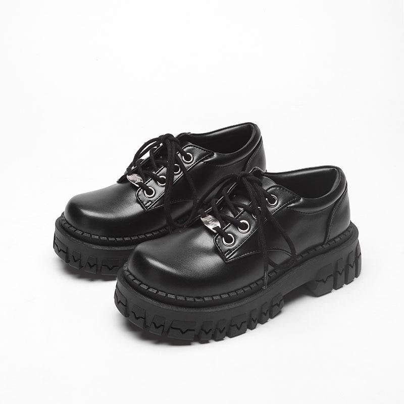 Gothic Platform Gothic Platform Platform Sneaker Goth Lover Gift Feminino Genuine Leather Platform Shoes Black Mary Janes Mary Janes