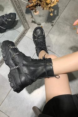 Gothic Techwear Boots For Women