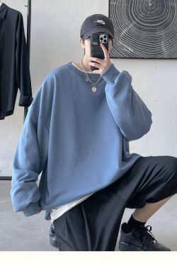 Hoodies Sweatshirt Mens Black White Hip Hop Punk Pullover Streetwear Casual Fashion Clothes Mens Oversized Korean Harajuku