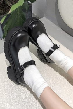 Japanese Vintage Mary Jane Platform Shoes
