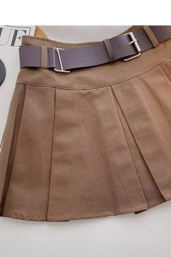 Korean Fashion High Waisted Pleated Mini Skirts For Ladies Harajuku Y2k Skirt Light Academia Kawaii Skirt For Woman