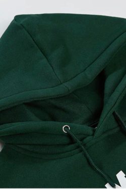Korean Style Letter Printed Sweatshirt Men's Autumn New Loose Hooded Long Sleeve Pullover Tops Coat Tide