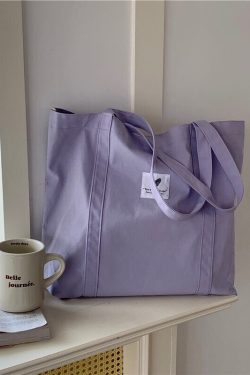 Large Canvas Book Bag Neutrals Pastels School Bag Shoulder Bag Reusable Bag Shopping Bag Tote Bag Laptop Bag