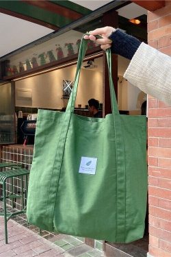 Large Canvas Book Bag Neutrals Pastels School Bag Shoulder Bag Reusable Bag Shopping Bag Tote Bag Laptop Bag
