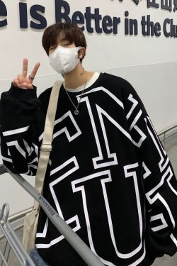 Letter Fashion Brand Men's Sweatshirts Couple Clothing Harajuku Autumn Hoodies Casual Hip Hop Pullovers New