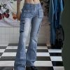 Low Rise Bootcut Stretch Retro Bootcut Jeans