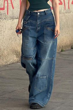 Low Rise Bootcut Stretch Retro Bootcut Jeans Y2k Aesthetic Baggy Jeans Women's