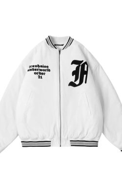 Men's Streetwear Zip Up Baseball Jacket Urban Fashion Stylish Gothic Winter Puffer Bomber Coat Jacket