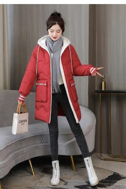 New Winter Hooden Cotton Padded Coat Korean Loose Warm Thicken Coat Windproof Outwear Down Cotton Jacket Women's Parkas 
