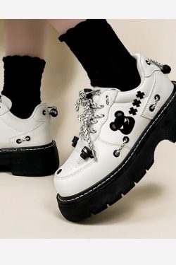 Original Design Lolita Lovely Girls Students Platform Shoes Women Kawaii Cute Chunky Shoes Ladies Casual Pumps