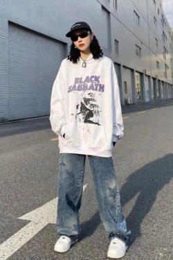 Oversized Washed Star Pattern Baggy Jeans High Street Loose Straight Y2k Jeans Summer Casual Street Hip Hop Women Jeans