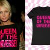 Paris Hilton Queen Of The Universe Y2k Slogan Tee