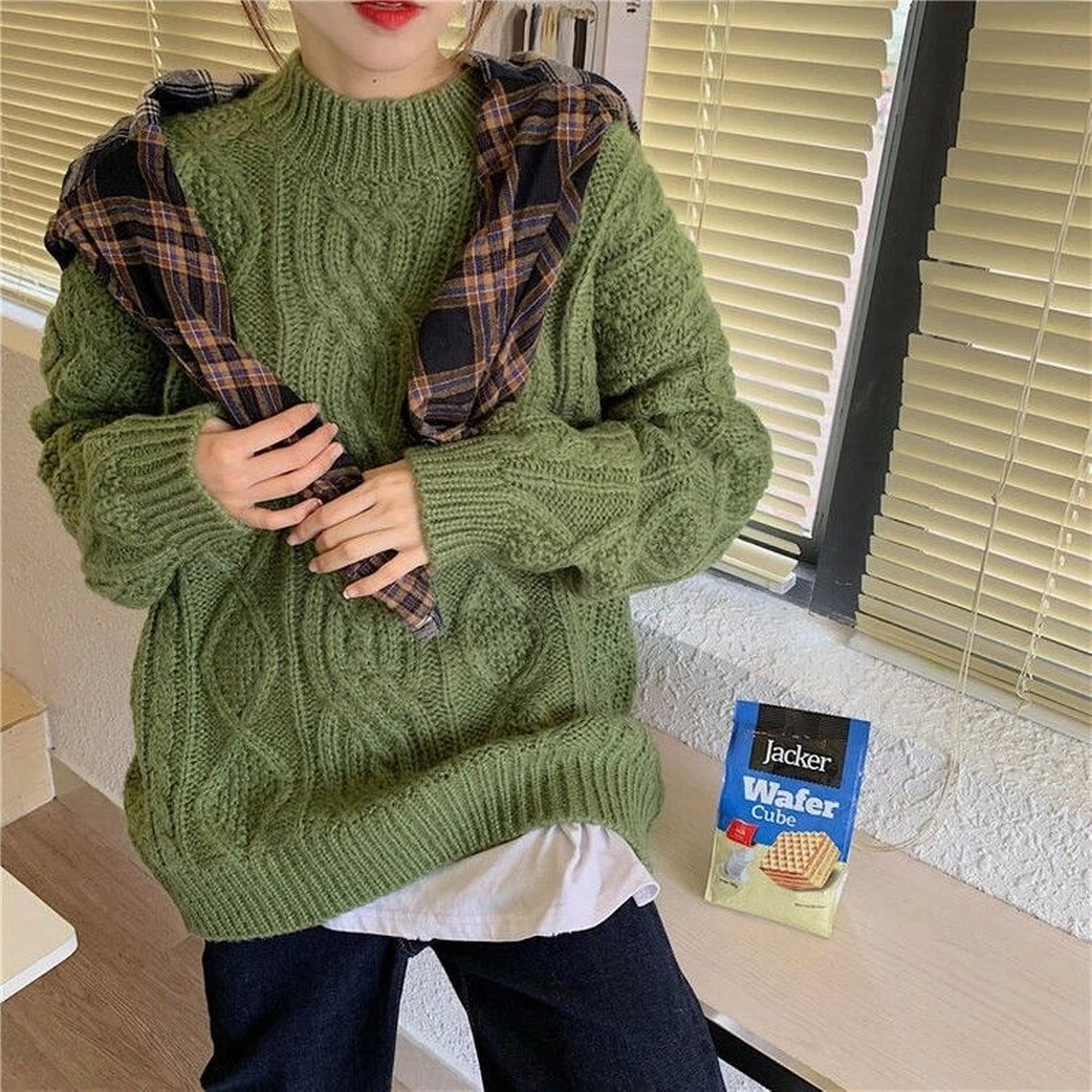 Pullovers Women Harajuku Korean Solid Chic Spring Autumn Vintage Femme Sweaters Lady Soft O Neck Jumpers