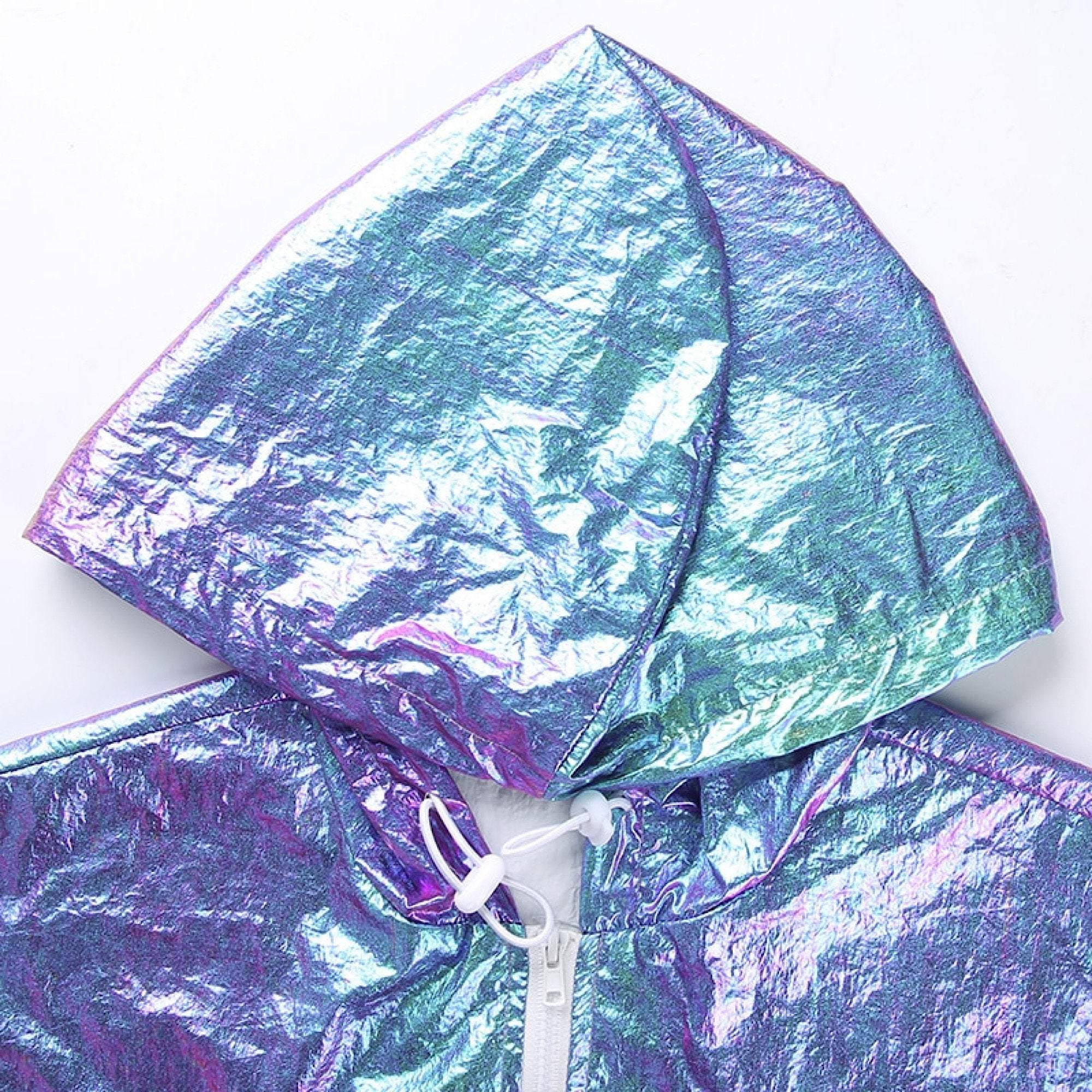 Reflective Sparkly Space Hoodie With Pockets And Pants