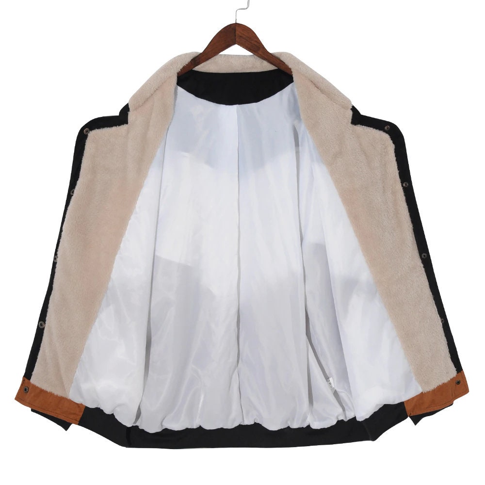 Retro Vintage Jacket Dark Academia Vintage Lightweight Button Front Closure Bohemian Long Sleeve Female Elegant Streetwear