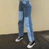 Straight Women's Jeans Baggy Vintage High Waist Boyfriends Mom Denim Distressed Streetwear 2020 Female Iamhotty