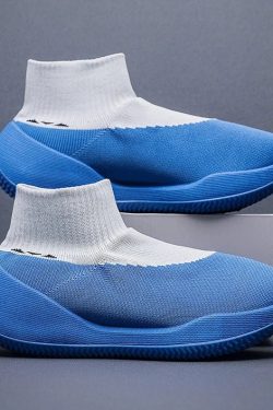 Streetwear G88 High Top Sock Sneakers For Men Urban Fashion Breathable Blue Shoes