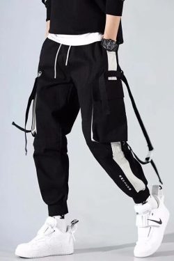 Streetwear Pockets Mens Jogger Pants Hip Hop Sweatpants Joggers Trousers Tactical Mens Pants Cargo Harem Pants Men Clothes