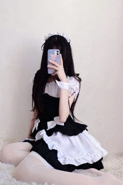Sweet Kawaii Maid Dress Lolita Style Maid Dress Cute Dress Schoolgirl Anime Cosplay Cafe Maid Dress Gift For Girls